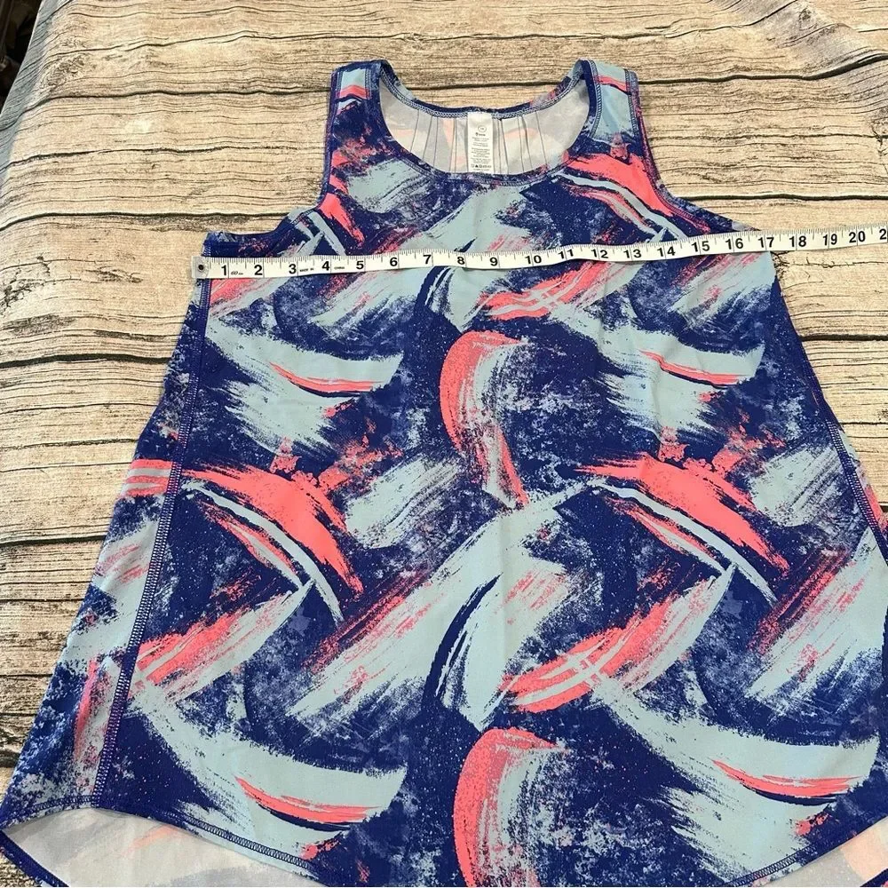 Ivivva Blue and Pink A-Line Tank Top Size 14